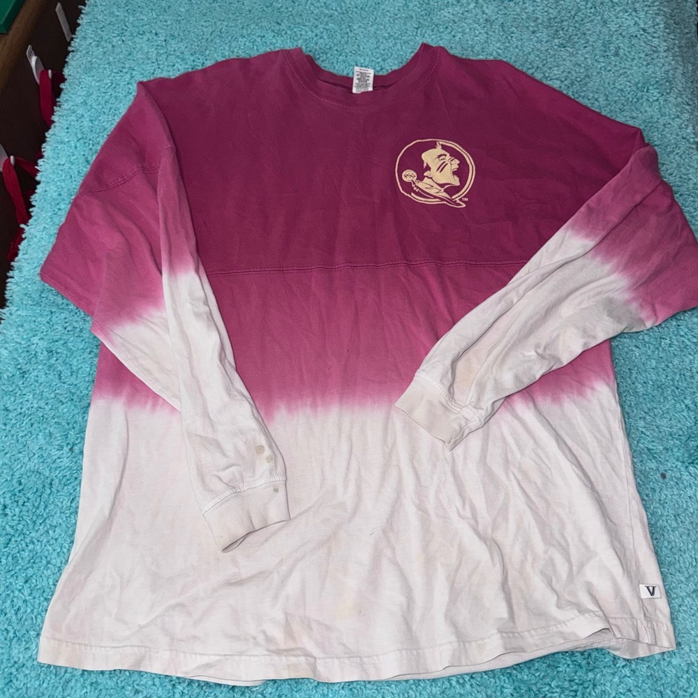 Florida‎ State Seminoles Venley Ombre Long Sleeve Spirit Jersey Top